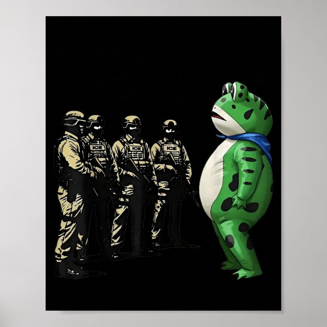Rtland Frog Resist Shirt Anti Ice  Poster (Front)
