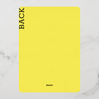 rtseh foil holiday card