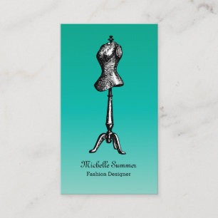 RTW - Ready to Wear Garment Boutique Business Card