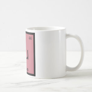 Ru - Rutabaga Vegetable Chemistry Periodic Table Coffee Mug