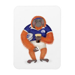 Ruaridh the rugby orangutan magnet