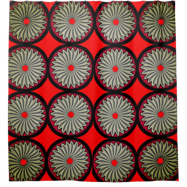Rub-a-Dub-Dub Colourful 3D Shower Curtain – Vibran (Front)