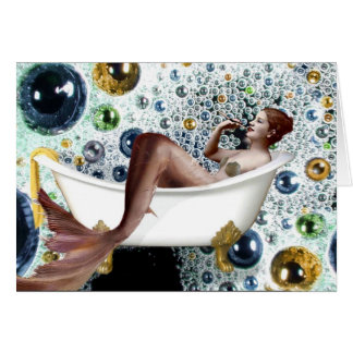 Rub-a-dub dub, mermaid in a tub!