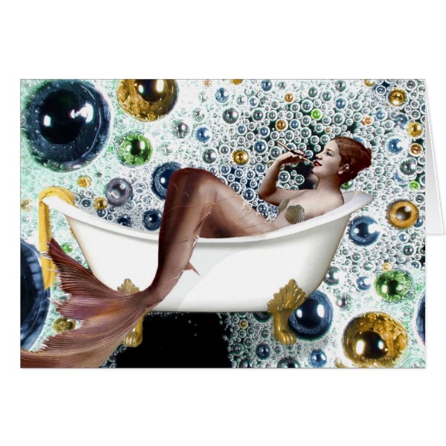 Rub-a-dub dub, mermaid in a tub! (Front Horizontal)