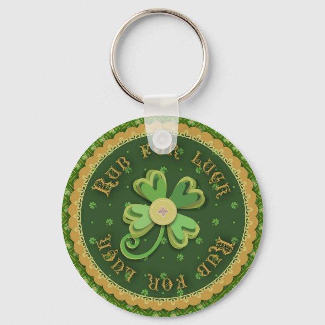 Rub for Luck Keychain (Front)