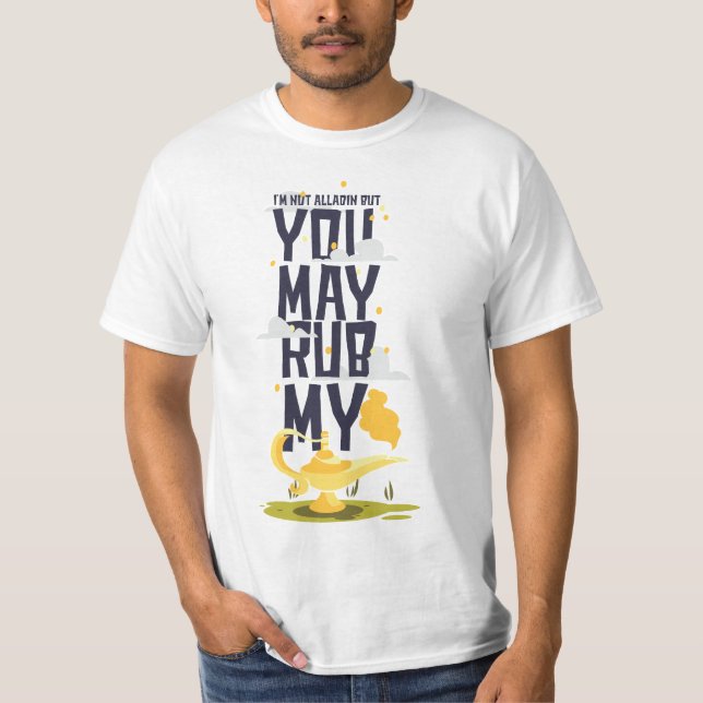 Rub My Lamp – Funny Aladdin-Inspired T-Shirt (Front)