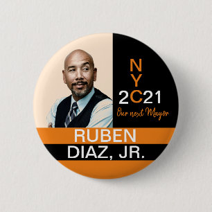 Ruban Diaz for NYC Mayor 2021 6 Cm Round Badge