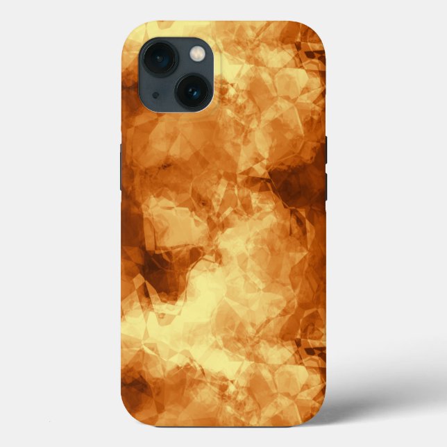 Rubbed Gold Foil Design Case-Mate iPhone Case (Back)