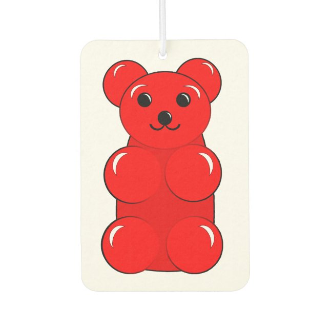 rubber bear car air freshener (Front)
