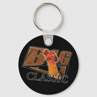 Rubber chicken keychain