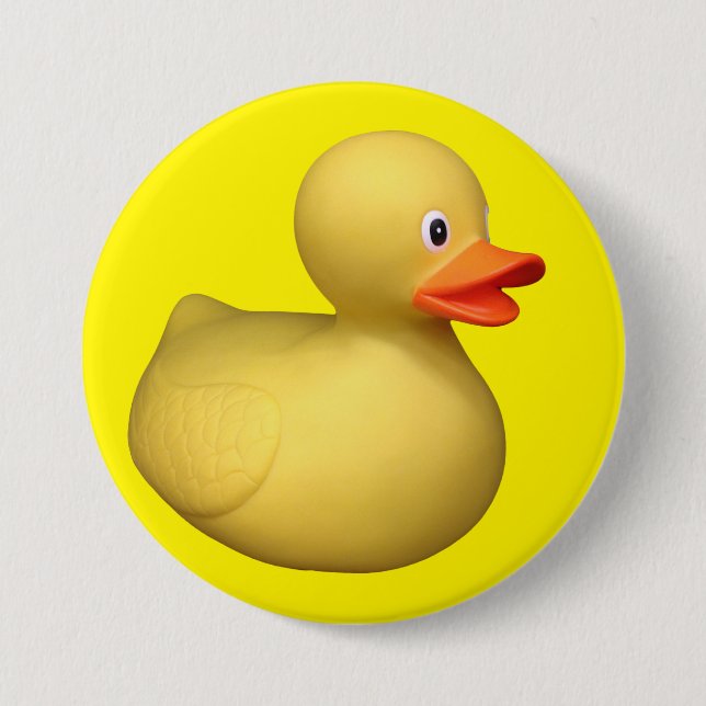 Rubber Duck 7.5 Cm Round Badge (Front)