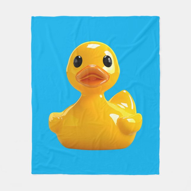 RUBBER DUCK 8 FLEECE BLANKET (Front)