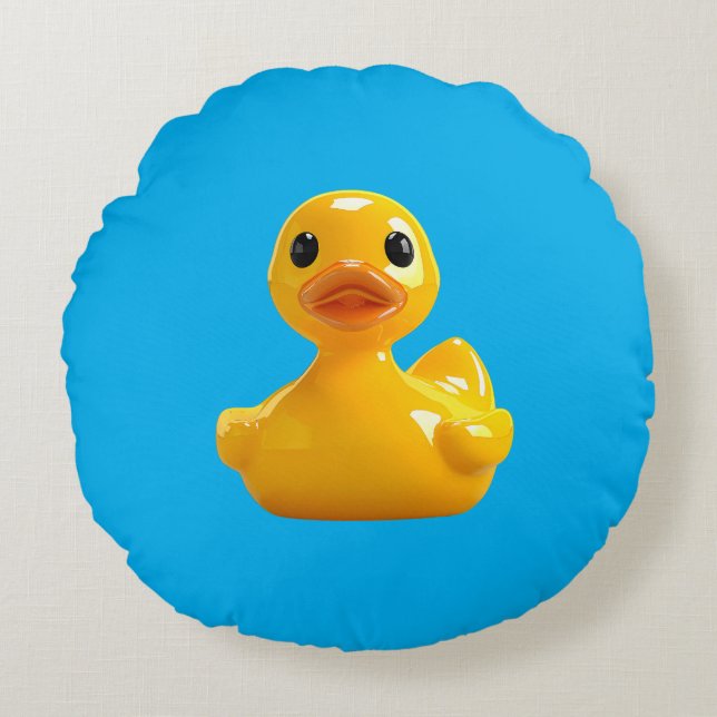 RUBBER DUCK 8 ROUND CUSHION (Front)