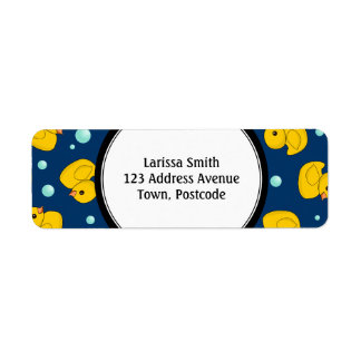 Rubber Duck address labels