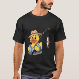 Rubber Duck Angler Fisherman Ducky Duckie Men Wome T-Shirt