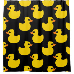 Rubber Duck Animal Pattern Shower Curtain