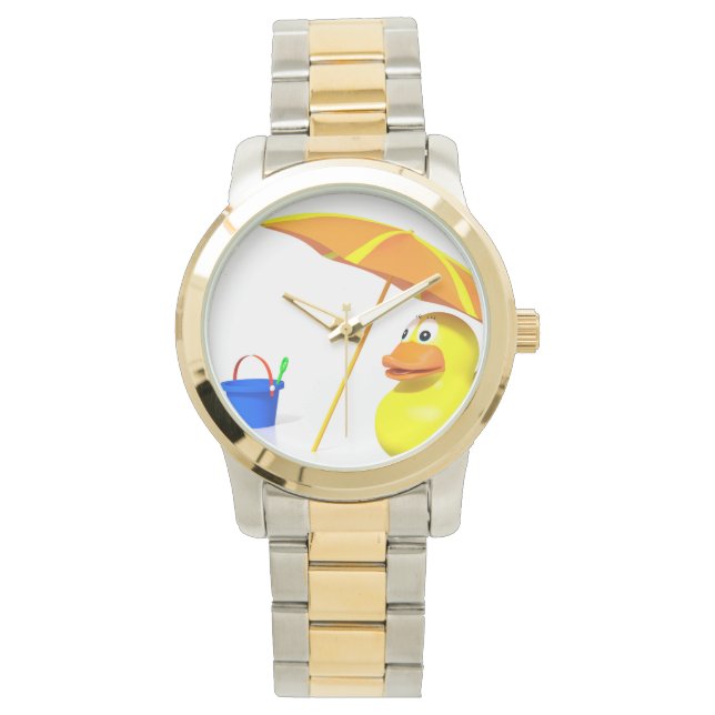 Rubber duck at the beach watch (Front)
