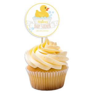 Rubber Duck Baby Shower Sticker – Bubble Bath Them