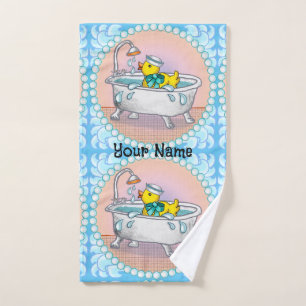Rubber Duck Bath  Hand Towel