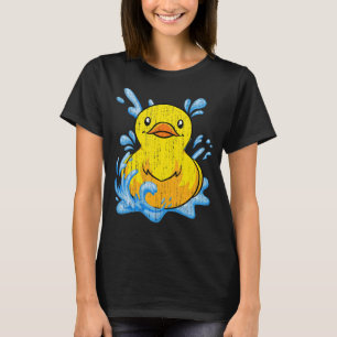 Rubber Duck Bath Toy Duckie Duckling Cute Rubber T-Shirt