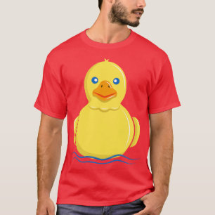 Rubber Duck Bath Toy TShirt Ducky Plastic Yellow Q