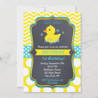 Rubber best sale duck invitations