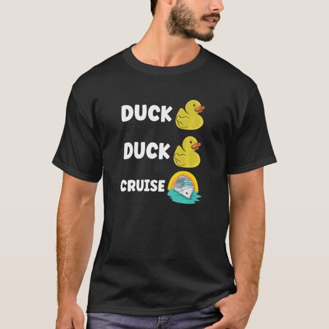 Rubber Duck Boating Boat Captain Cruise Ship Cruis T-Shirt (Front)