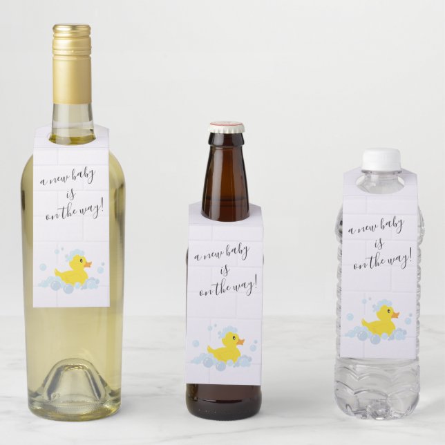 Rubber Duck Bottle Tag (In Situ)
