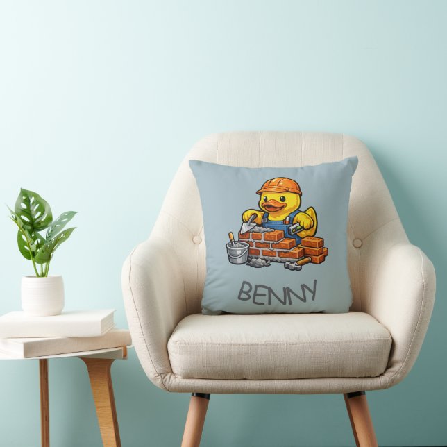 Rubber Duck Bricklayer Cushion (Chair)