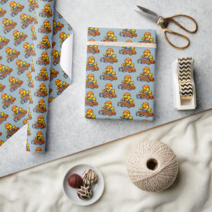 Rubber Duck Bricklayer Wrapping Paper