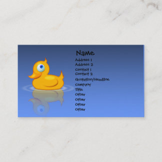 Rubber Duck Business Card