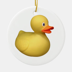 Rubber Duck Ceramic Tree Decoration