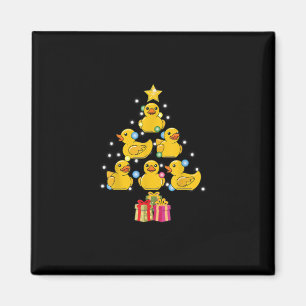 Rubber Duck Christmas Tree Duckie Quack Christmas Magnet