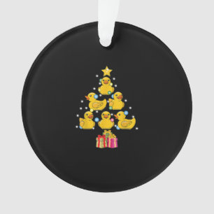 Rubber Duck Christmas Tree Duckie Quack Christmas Ornament