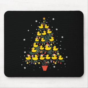 Rubber Duck Christmas Tree  Mouse Mat