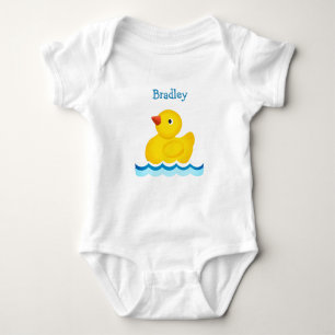 Rubber Duck Custom Baby Bodysuit