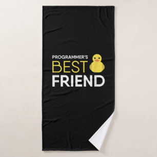 Rubber Duck Debugging Programmers Best Friend Bath Towel