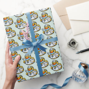 Rubber Duck Dentist Wrapping Paper