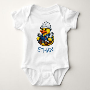 Rubber Duck Engineer Baby Bodysuit