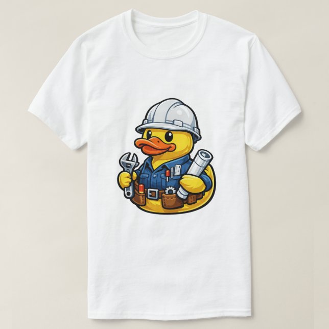 Rubber Duck Engineer T-Shirt (Design Front)