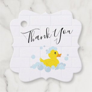 Rubber Duck Favour Tags