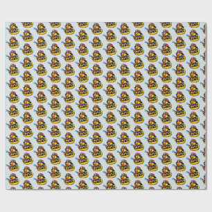 Rubber Duck Firefighter Wrapping Paper