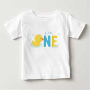 Rubber Duck First Birthday Baby T-Shirt
