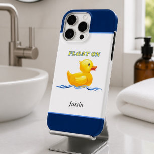 Rubber Duck Float On iPhone 16 Pro Max Case