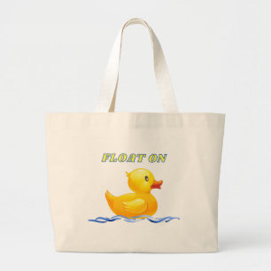 Rubber Duck   Float On Jumbo Tote