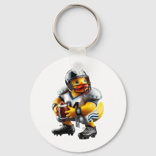 Rubber Duck Footll Player Ducky Duckie Men Women K Key Ring
