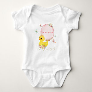 RUBBER DUCK Girl First  Birthday T-Shirt  Baby Bodysuit