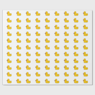 Rubber Duck Glossy Wrapping Paper, 30 in x 6 ft Paper