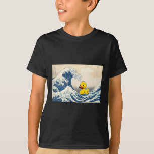 Rubber Duck Great Wave Cute Ducky Duckie Men Women T-Shirt