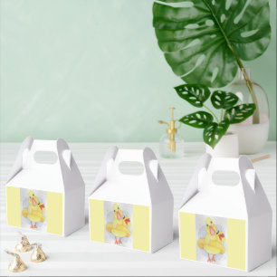 Rubber Duck in Pool Float Favour Box